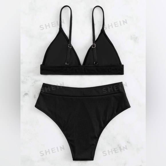 Shein Black High Waisted Bikini - Picture 3 of 3